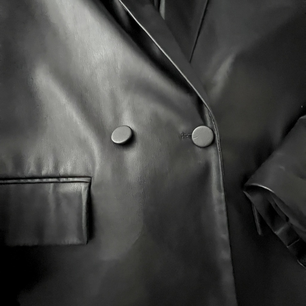 Zara Faux Leather Jacket - Picture 2 of 5